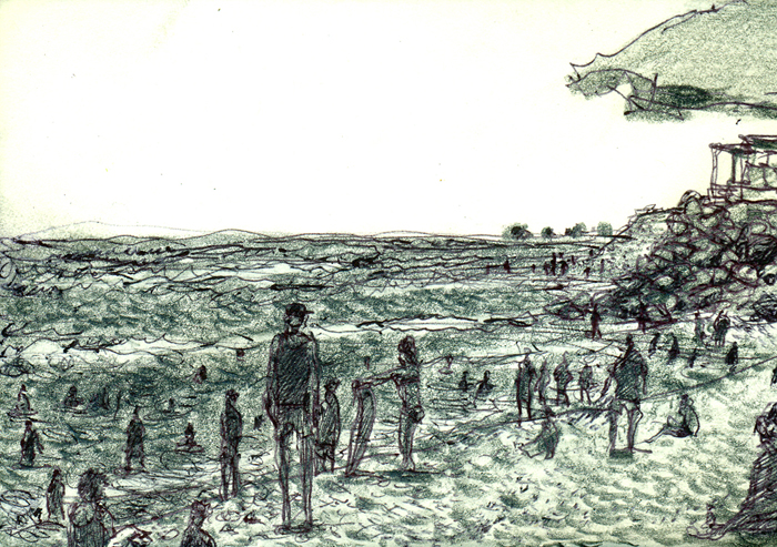 Beach south of Lima