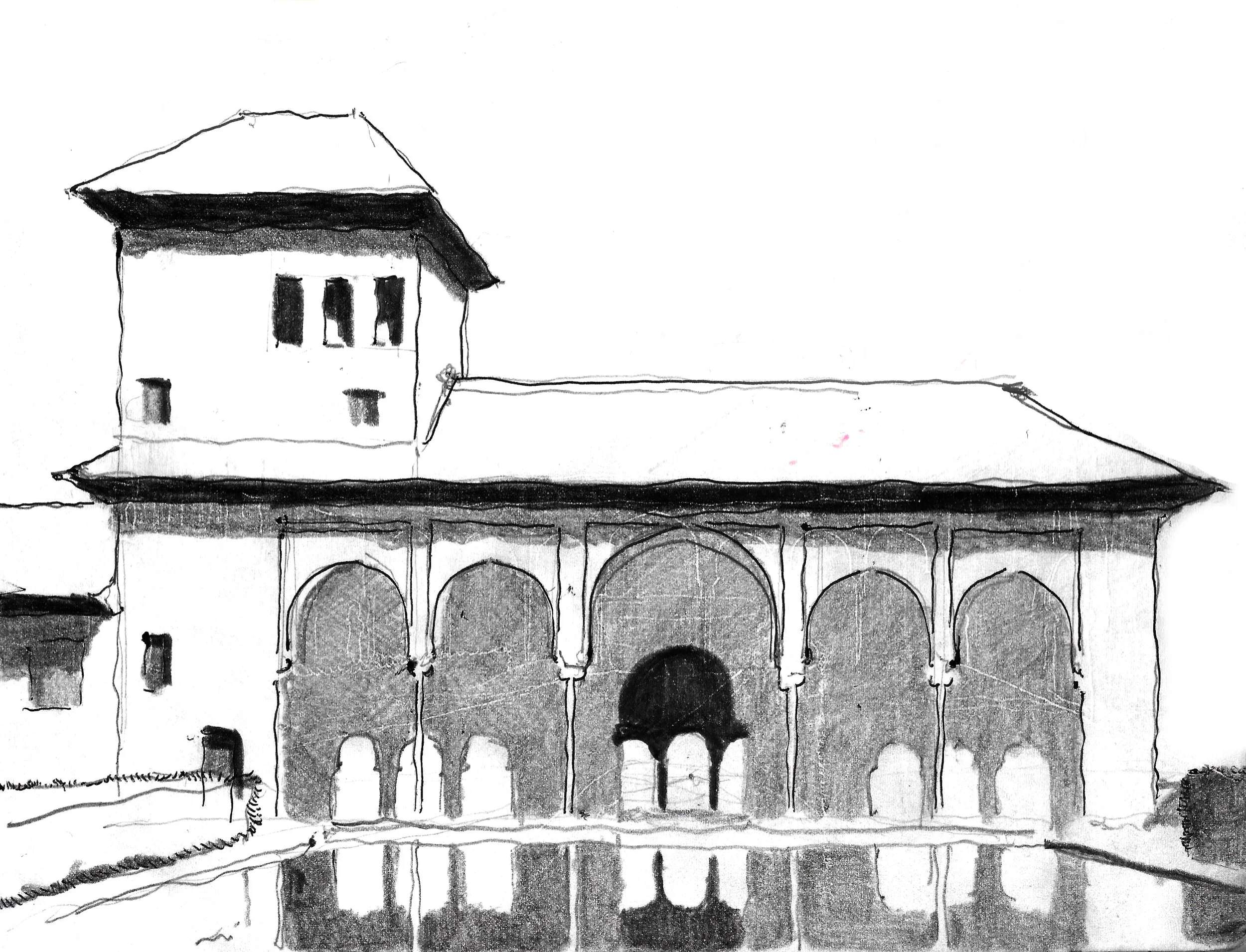 Patio in Alhambra 3