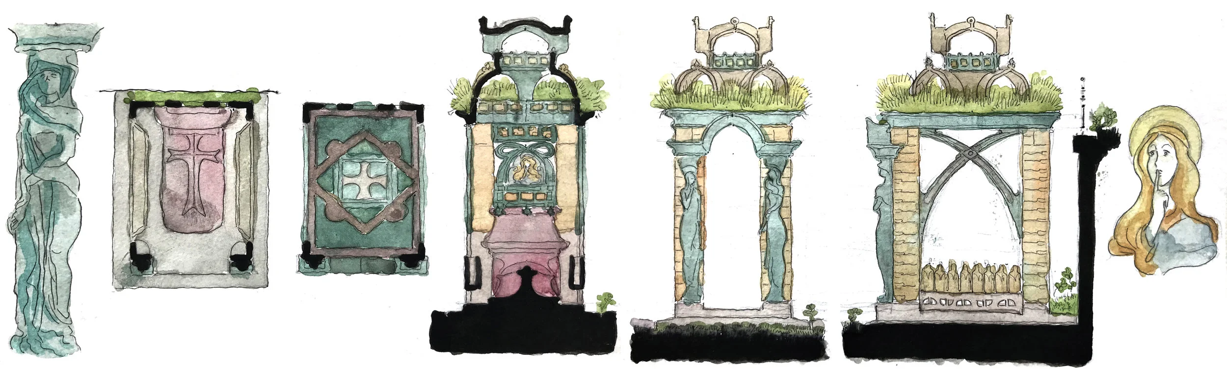 Pere Lachaise Mausoleums 1