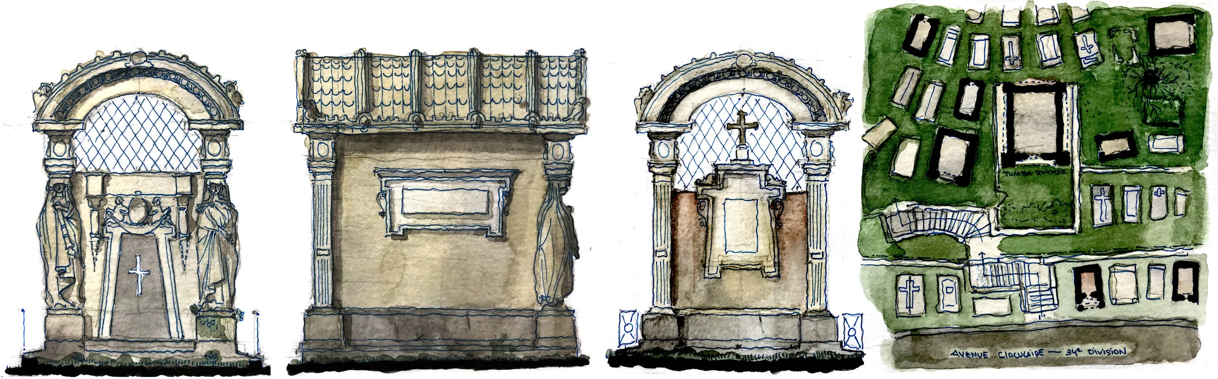 Pere Lachaise Mausoleums 2