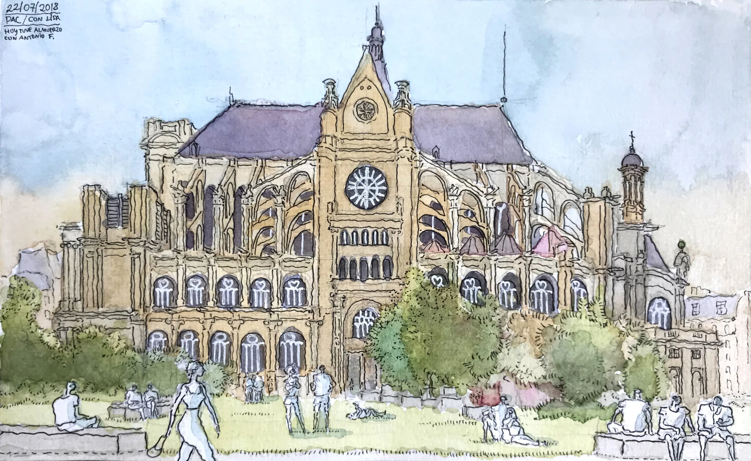Saint Eustache in Paris
