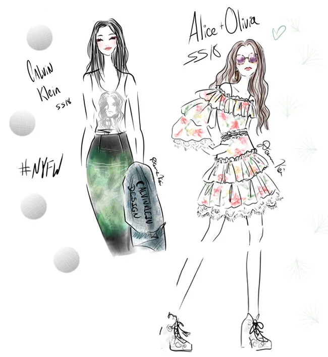 Fashion Week SS18 - Calvin Klein, Alice + Olivia