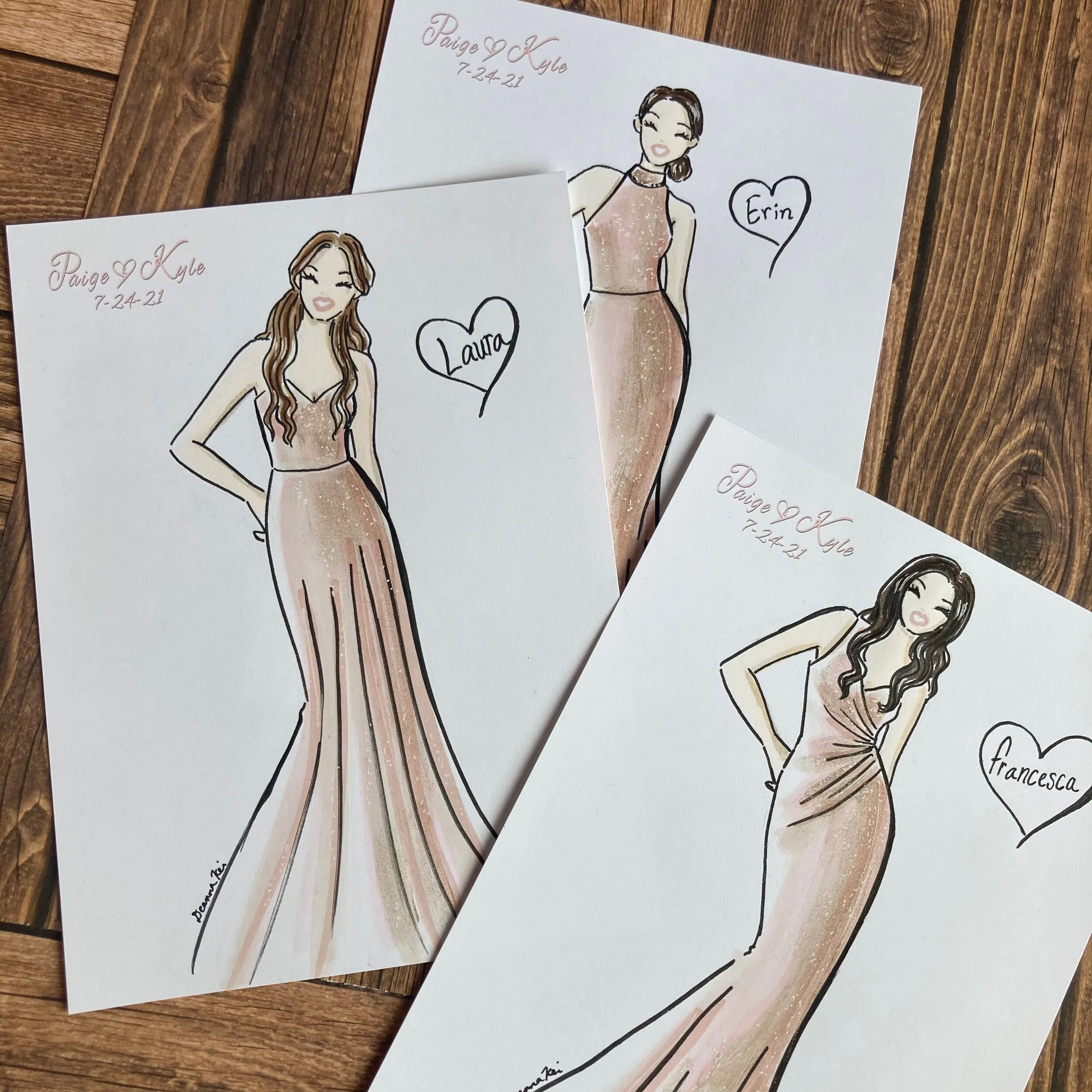 Live Event Illustration by NY Fashion Artist Deanna Kei — Deanna Kei