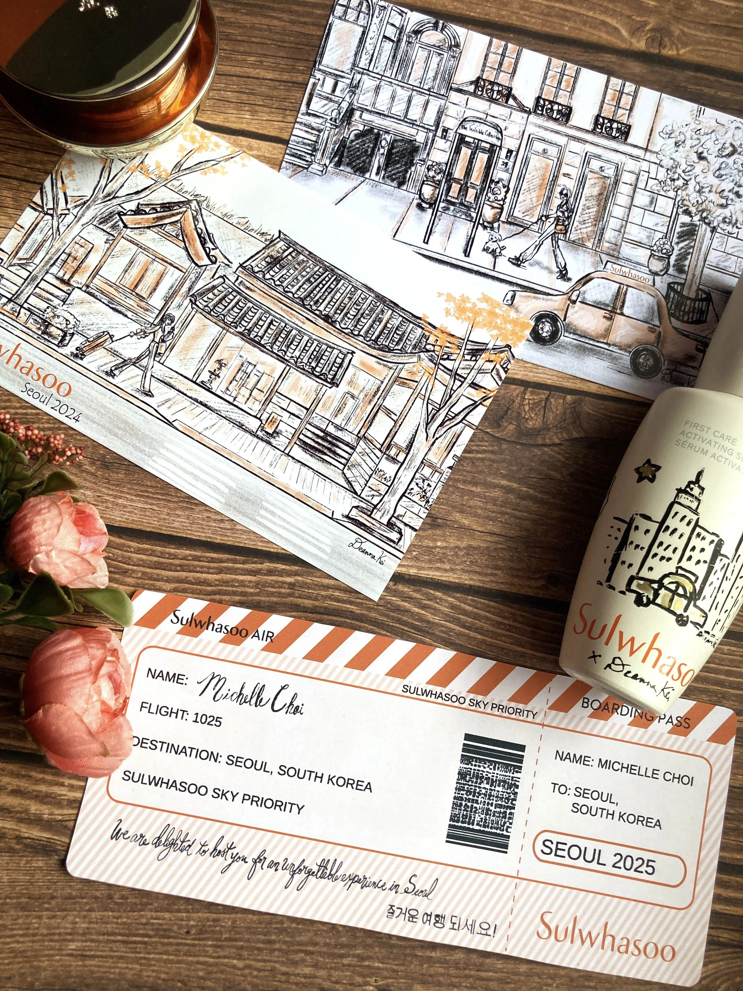 Sulwhasoo Press Trip Illustrations