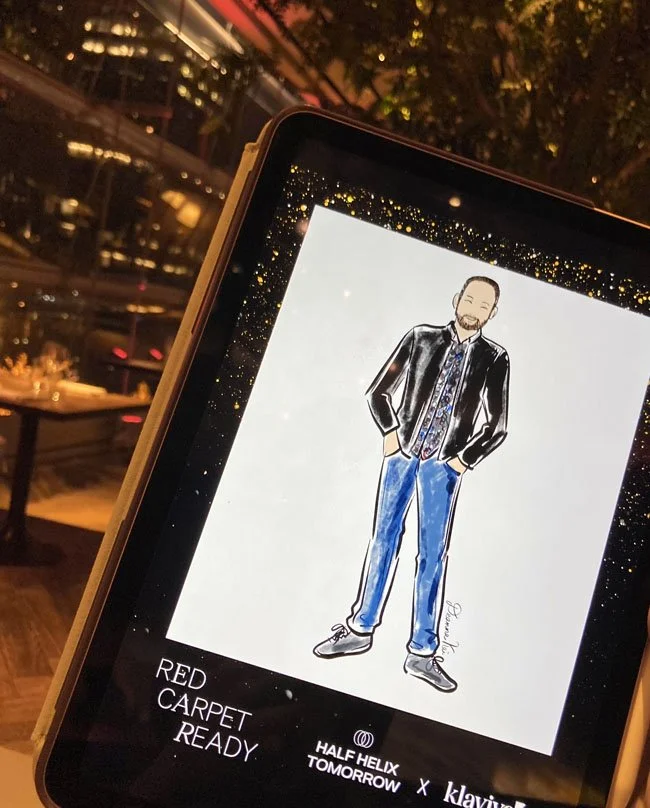 Live fashion art for Hudson Yards Klaviyo