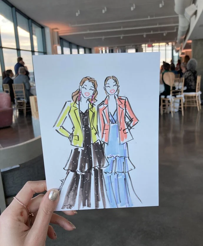Live Event Illustration by NY Fashion Artist Deanna Kei — Deanna Kei