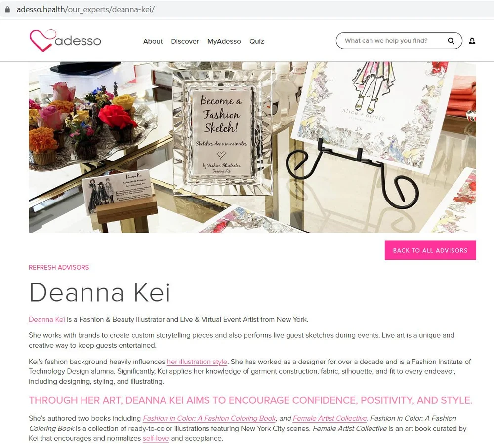 Fashion & Bridal Illustration and NYFW Coverage Press — Deanna Kei