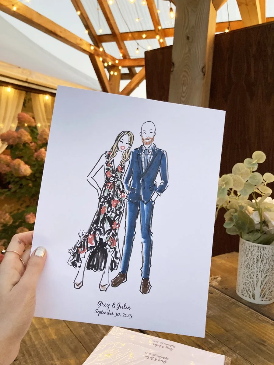 Live Event Illustration by NY Fashion Artist Deanna Kei — Deanna Kei