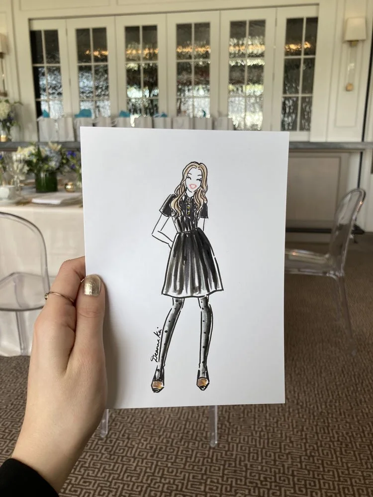 Live Event Illustration by NY Fashion Artist Deanna Kei — Deanna Kei