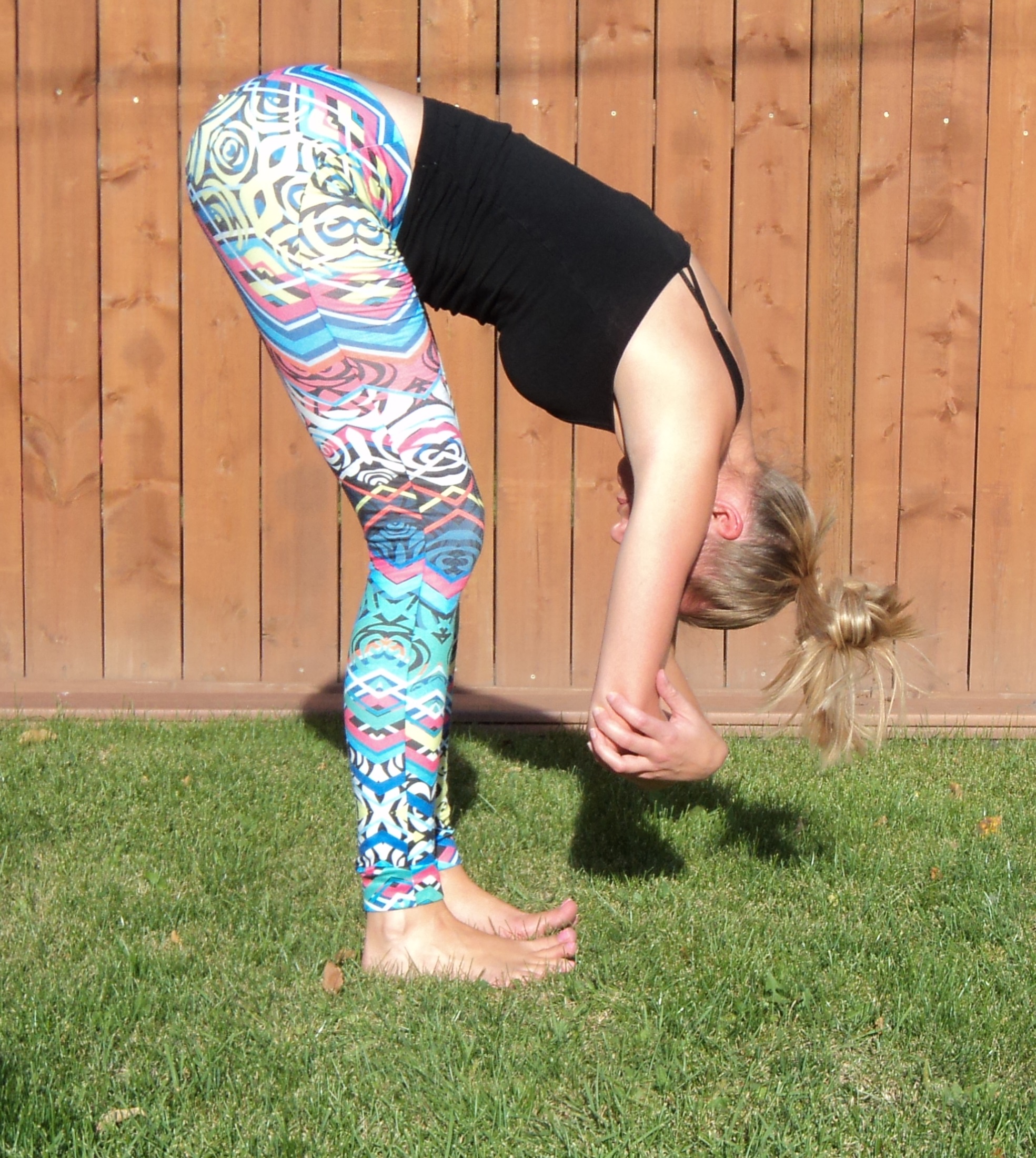 A passive forward fold is a nice release from this pose :) 
