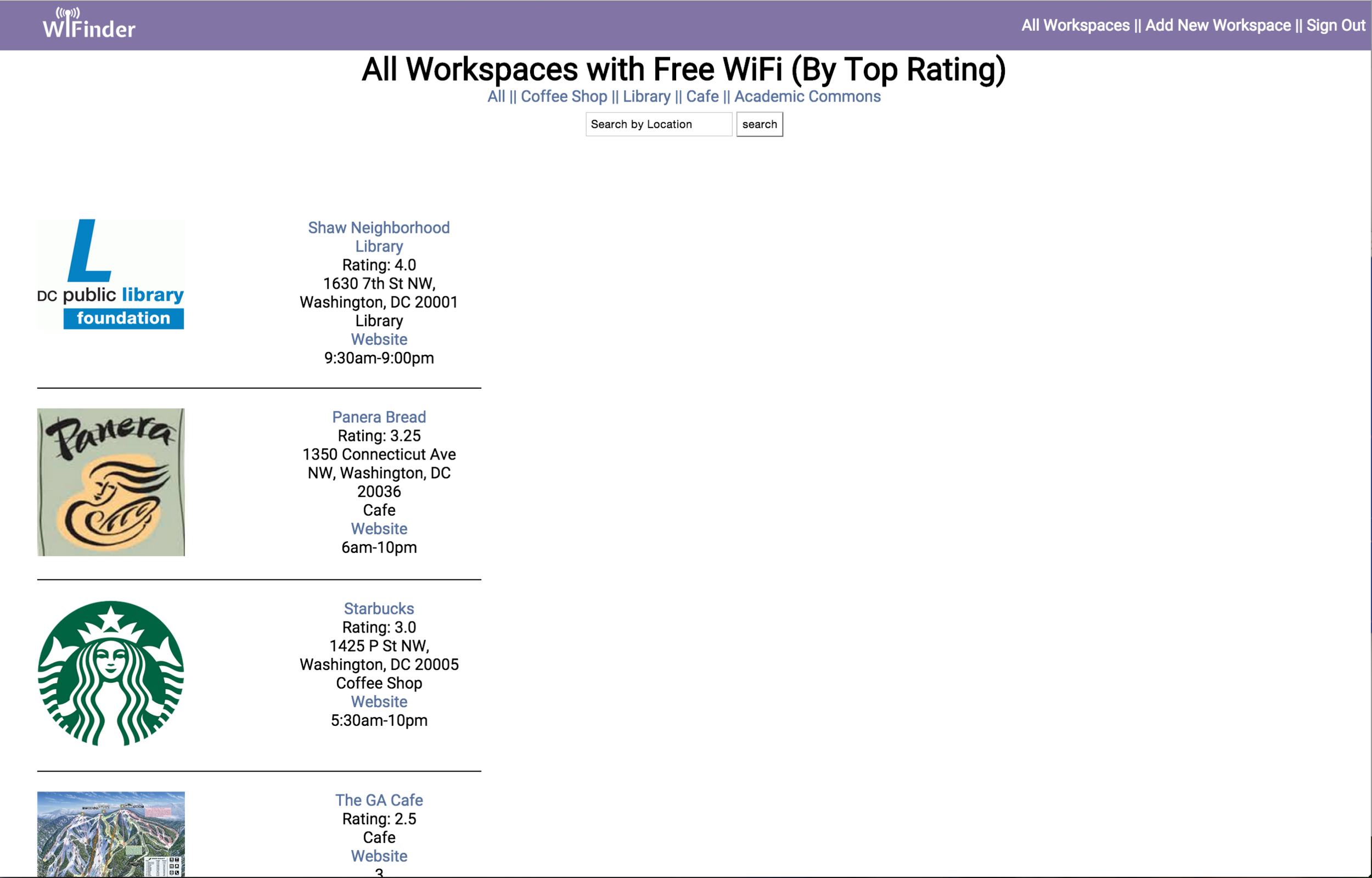 Site Screen Shot
