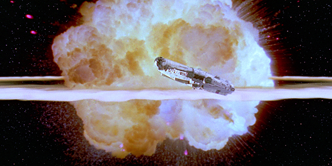 Second Death Star Exploding