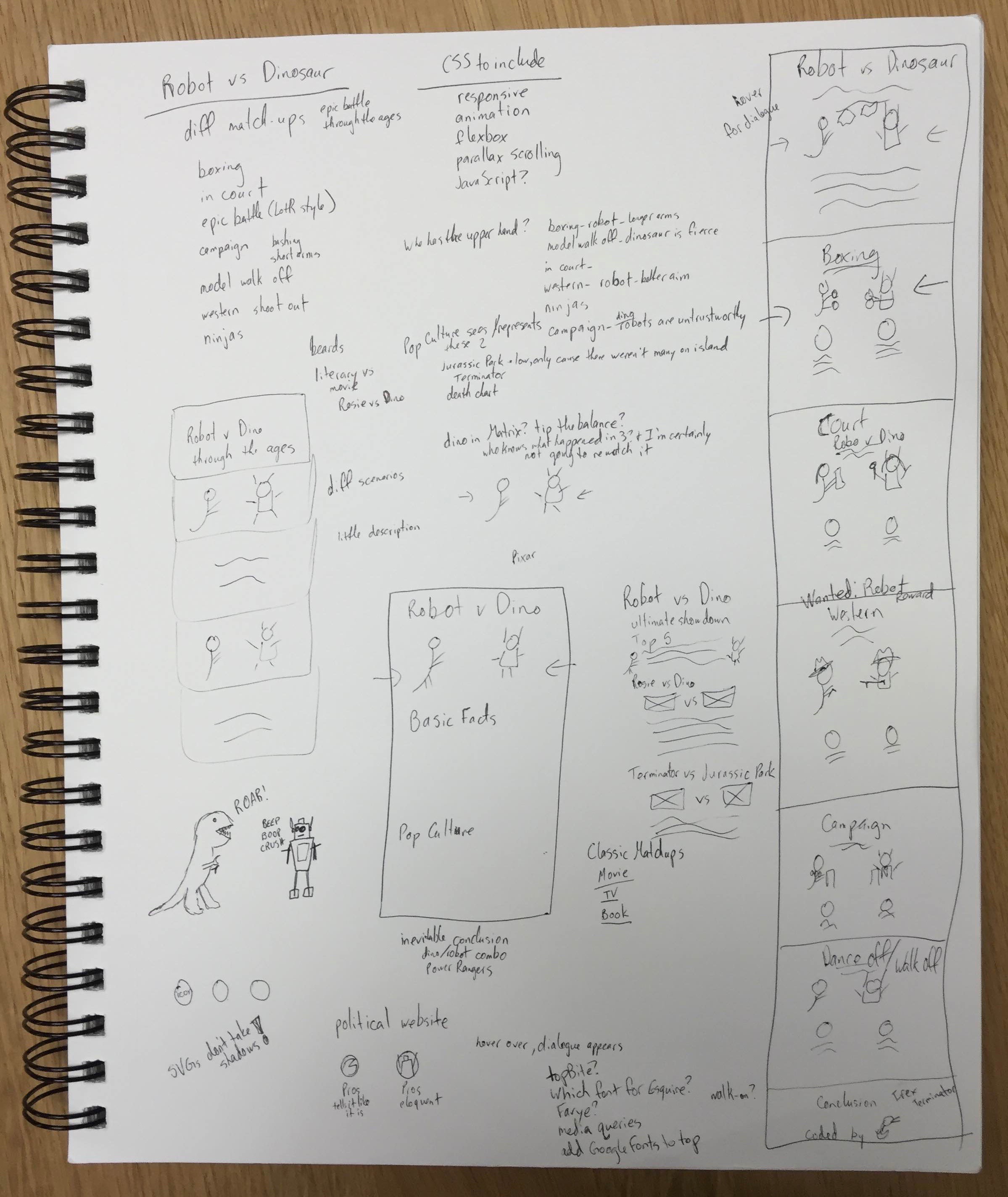 Early Brainstorm Sketches