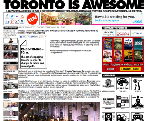 Toronto Is Awesome