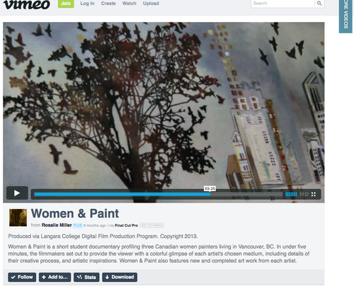 Women & Paint Video Interview