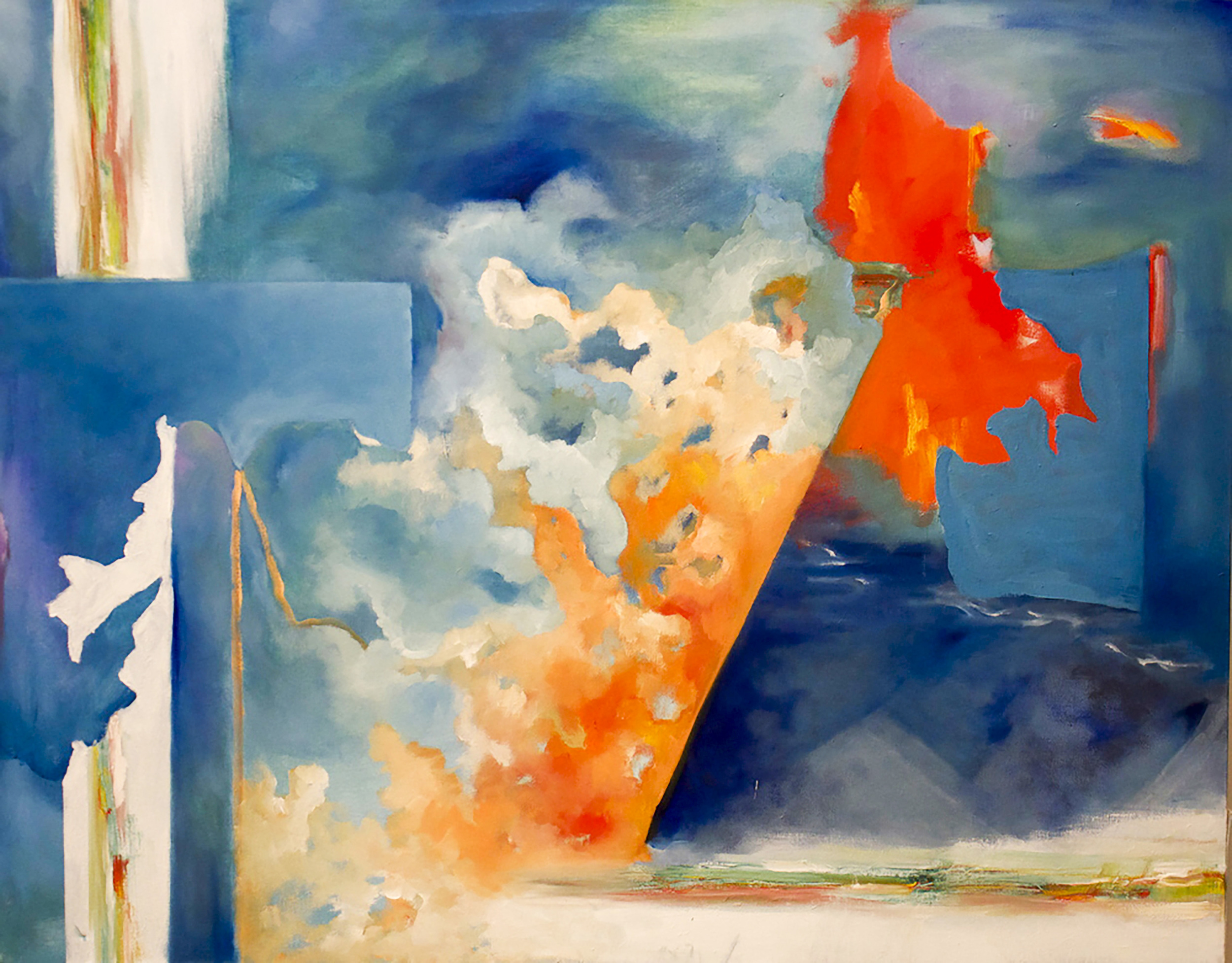 Blue, 30" x 40", oil on canvas 
