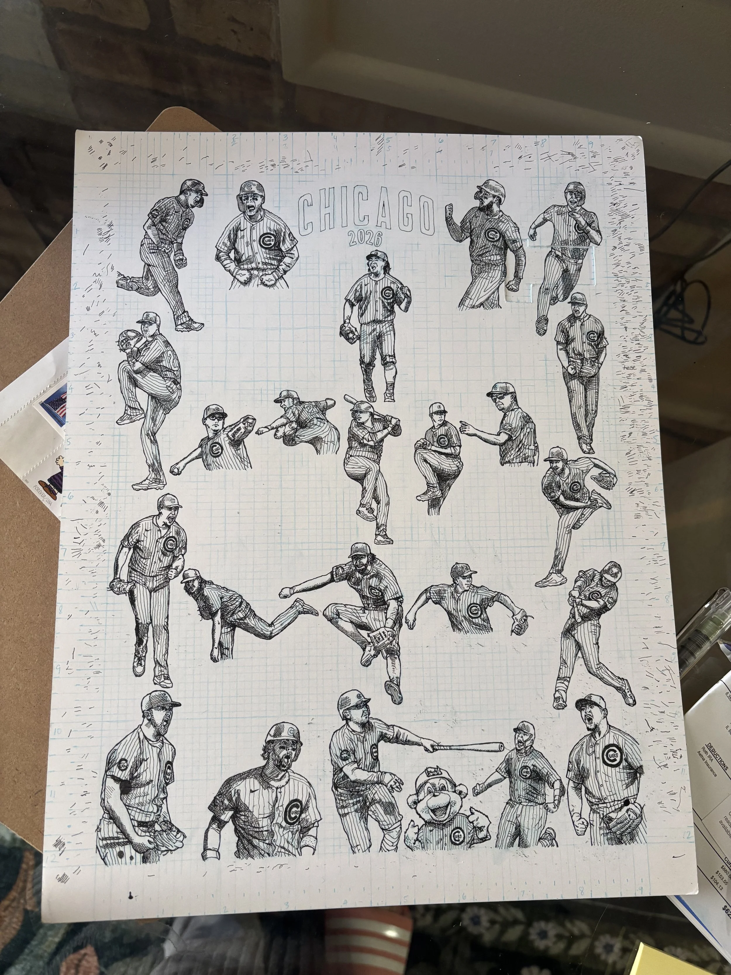 Chicago Cubs 2026 Risograph Schedule (Pre-Order)