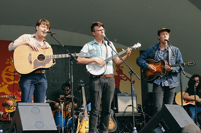 @edmfolkfest was just the coolest weekend we've had. Thanks to everyone who came to see us and to the fest for keeping us watered and fed. 
Love you @marielbuckley @maddiestorvoldsingsalot @bardicform @rheamarchmusic