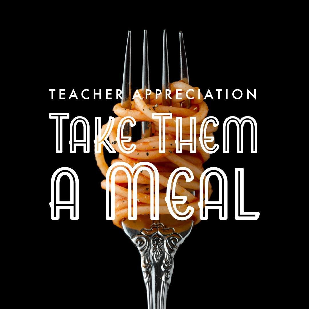 Tomorrow we&rsquo;ll be sending our teachers and staff home with spaghetti dinner for their families! There&rsquo;s still time to donate at the link in our bio.