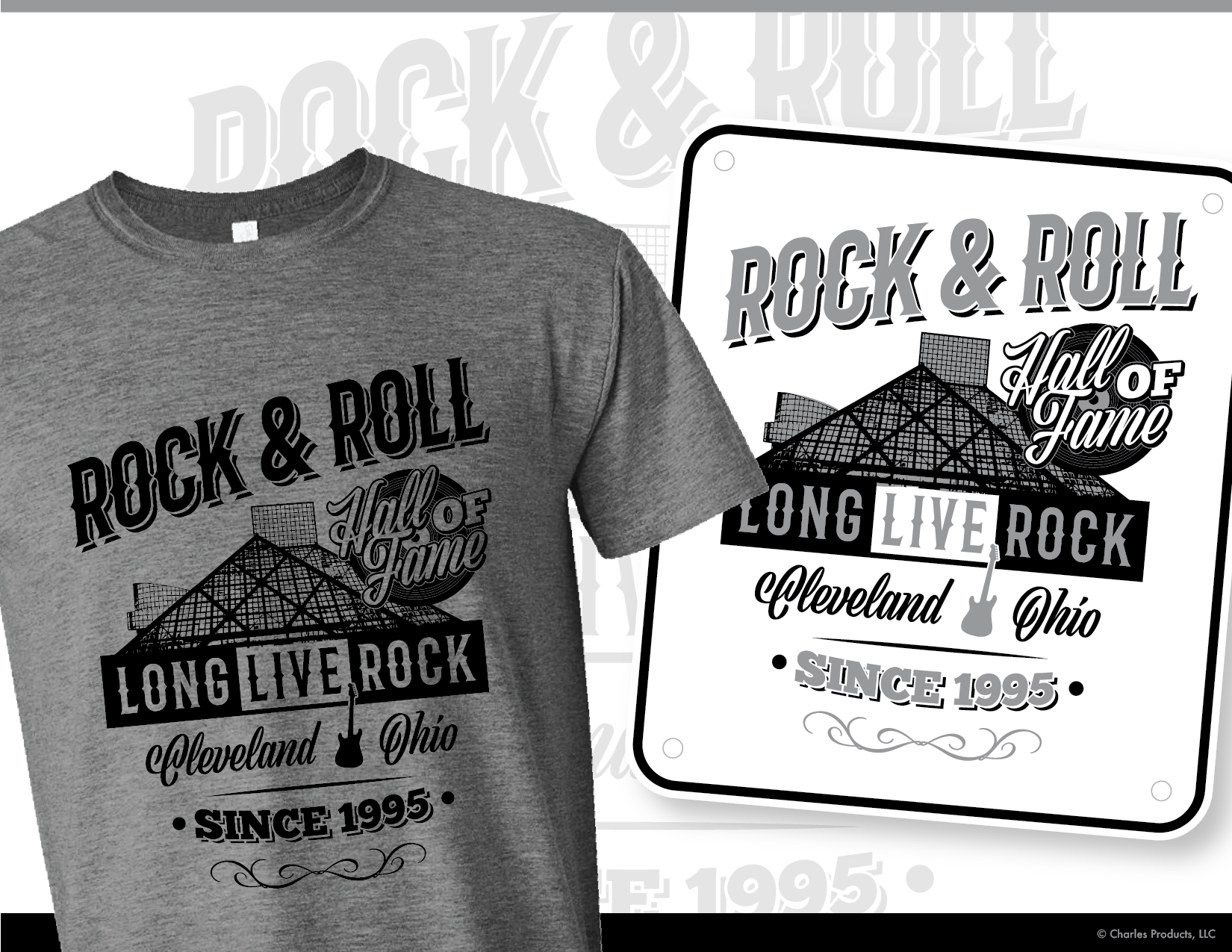 Vintage Rock and Roll Shirt // 1995 Rock and Roll Hall of Fame 