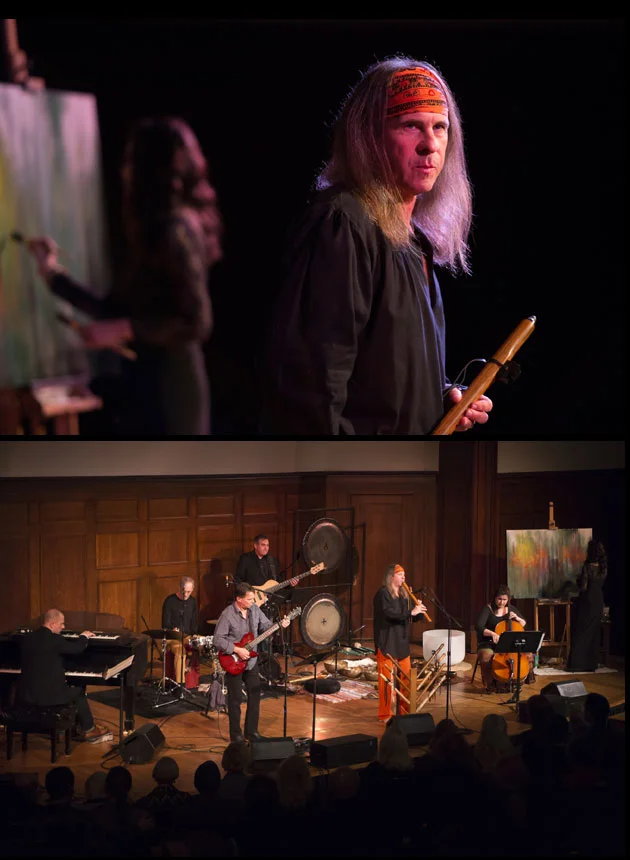 Mark Holland performing with Autumn's Child