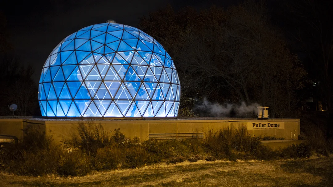 The evening of the Fuller Dome Gallery Inauguration 11/9/18