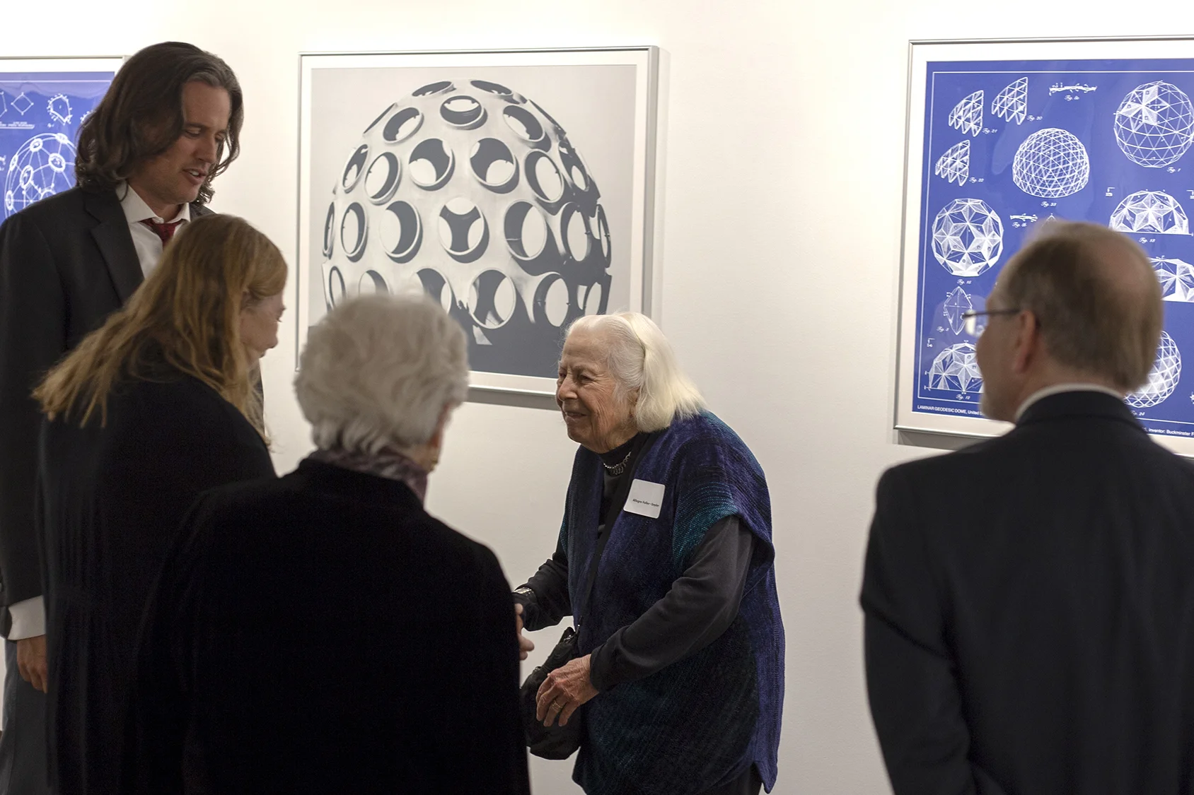Allegra Fuller Snyder at the Fuller Dome Gallery