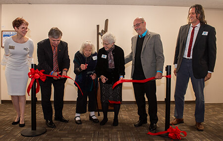 Allegra ribbon cutting fuller dome gallery