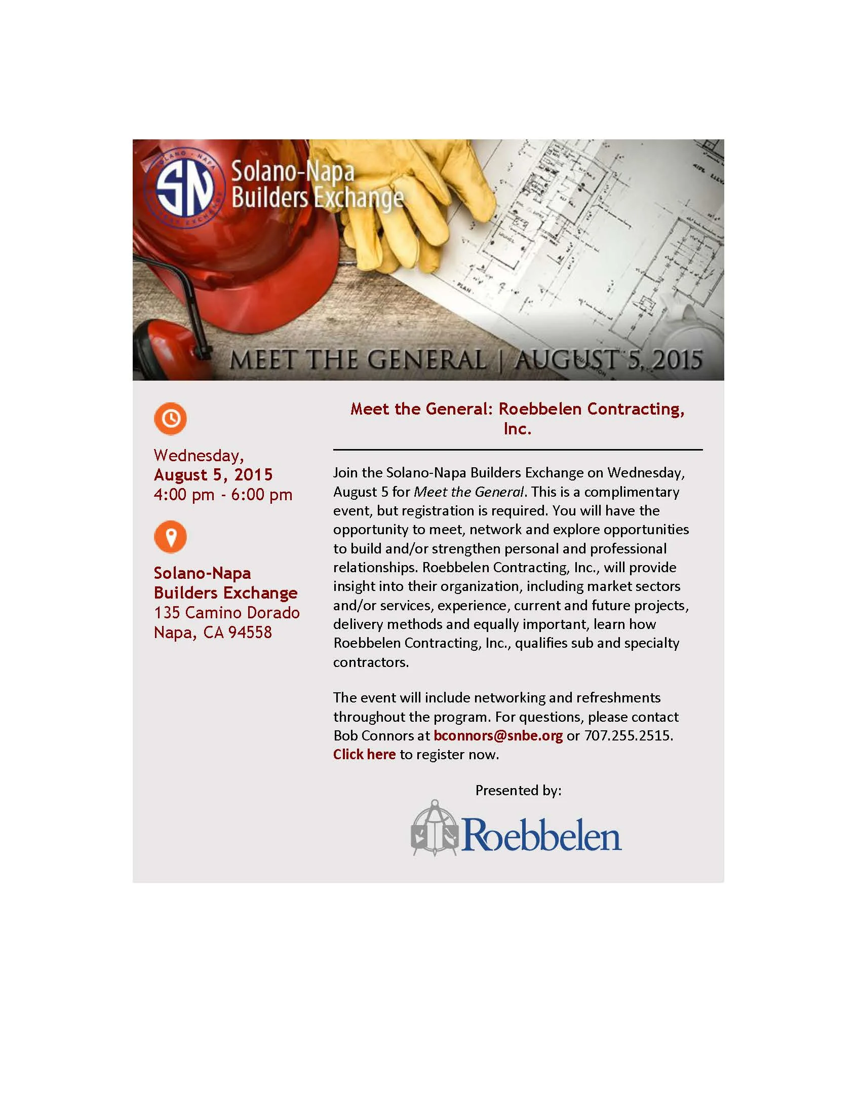 SNBE Events Example