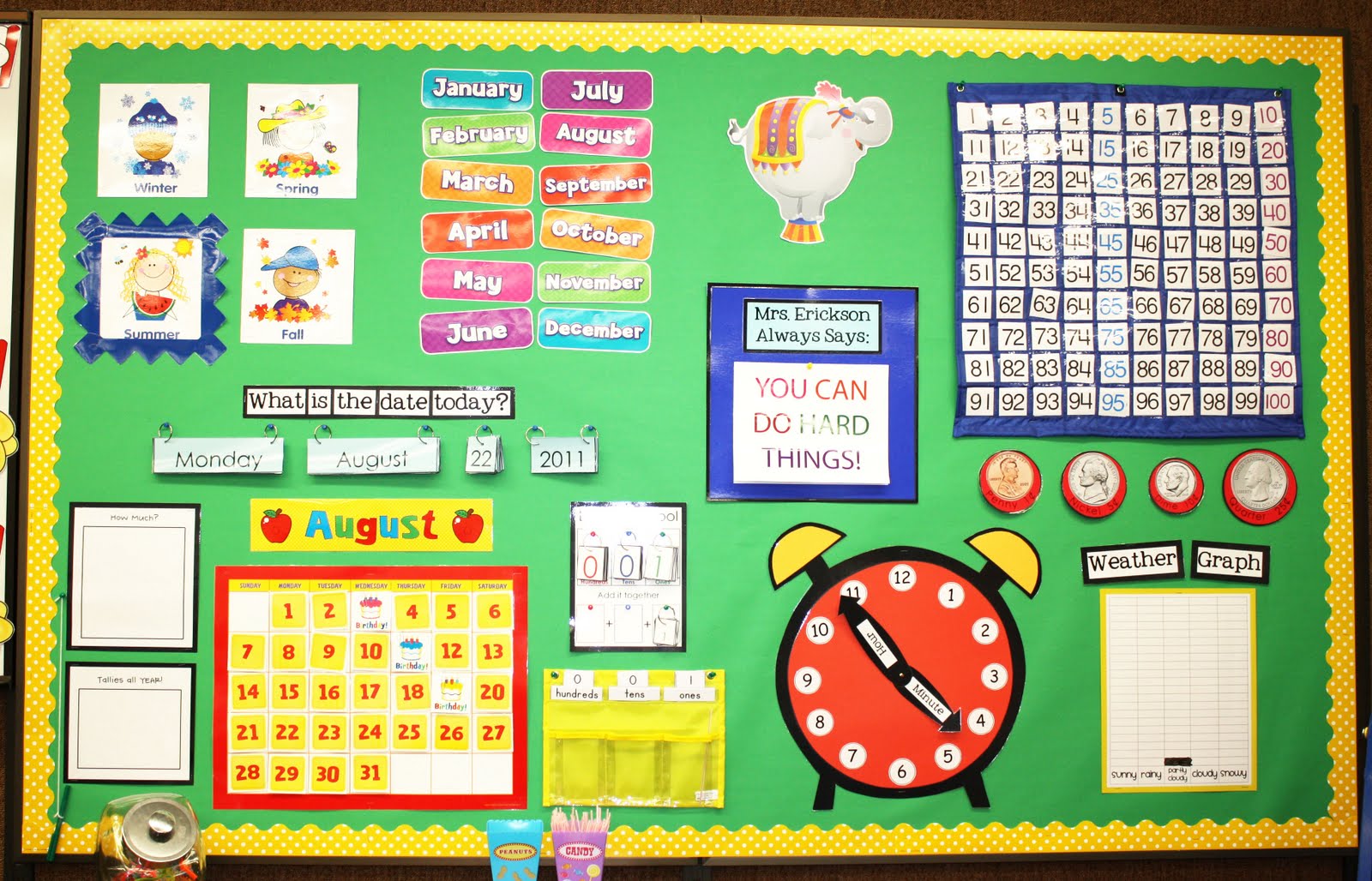Calendar Chart Preschool
