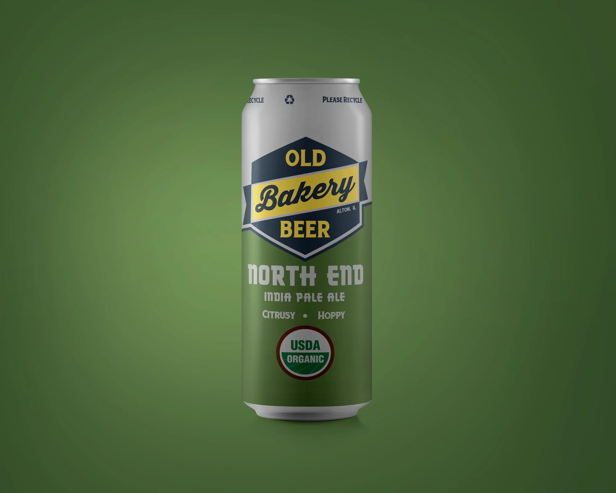Old Bakery Beer Co craft beer cans designed by Hagan Design Co Champaign Illinois