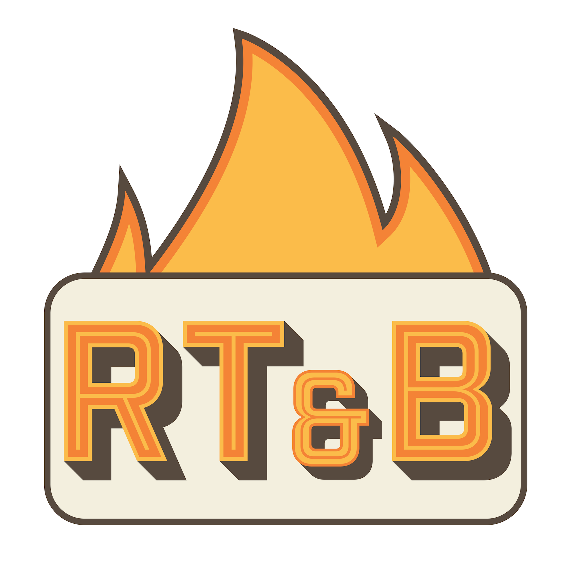 Roasted Toasted Baked food truck logo design Lafayette Indiana designed by Hagan Design Co Champaign Illinois