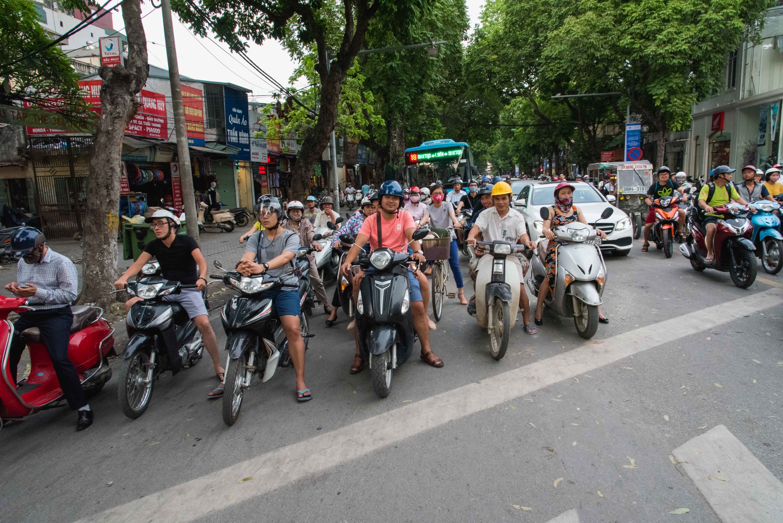 Rush hour.