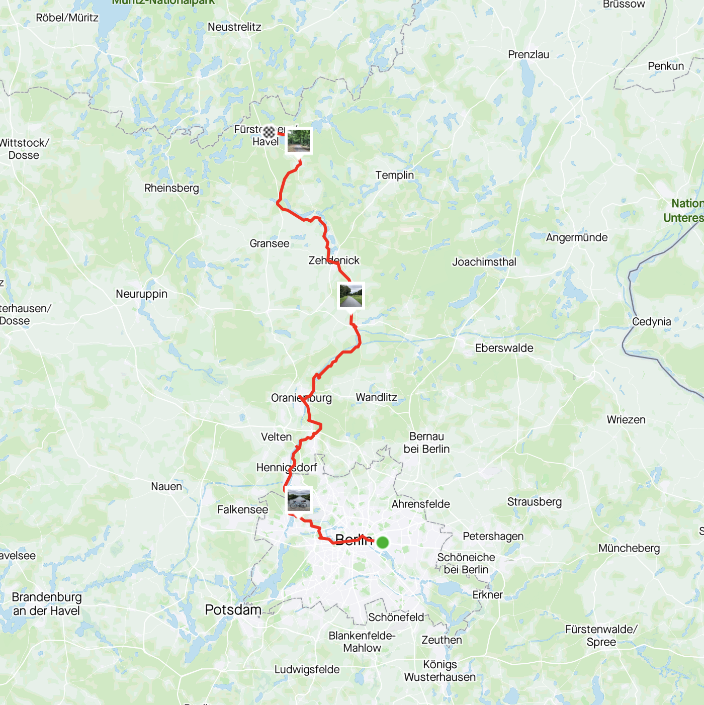 Day 1: 134 kilometers