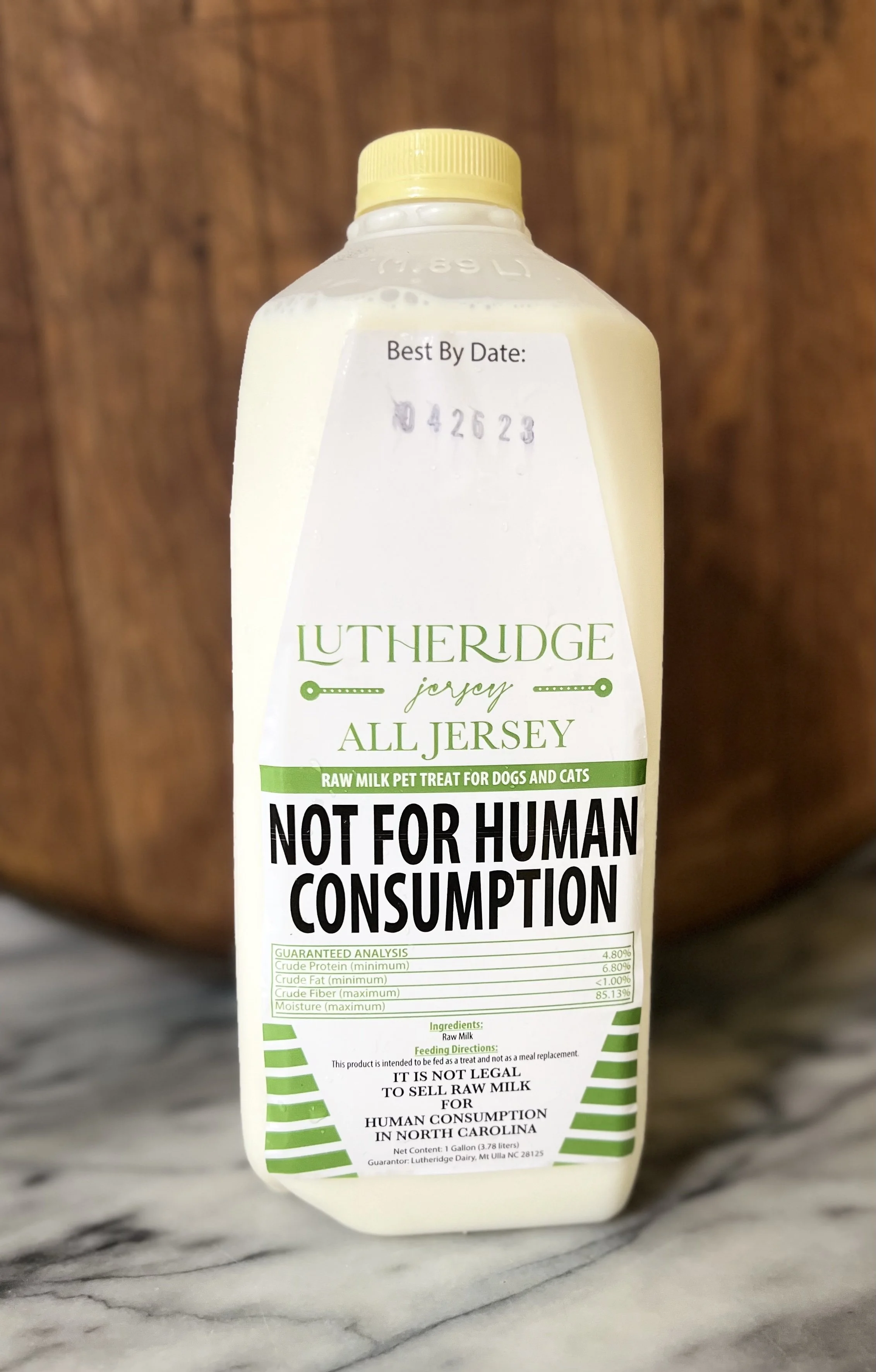 Lutheridge 1/2 Gallon Raw Milk Grade A — Crossings