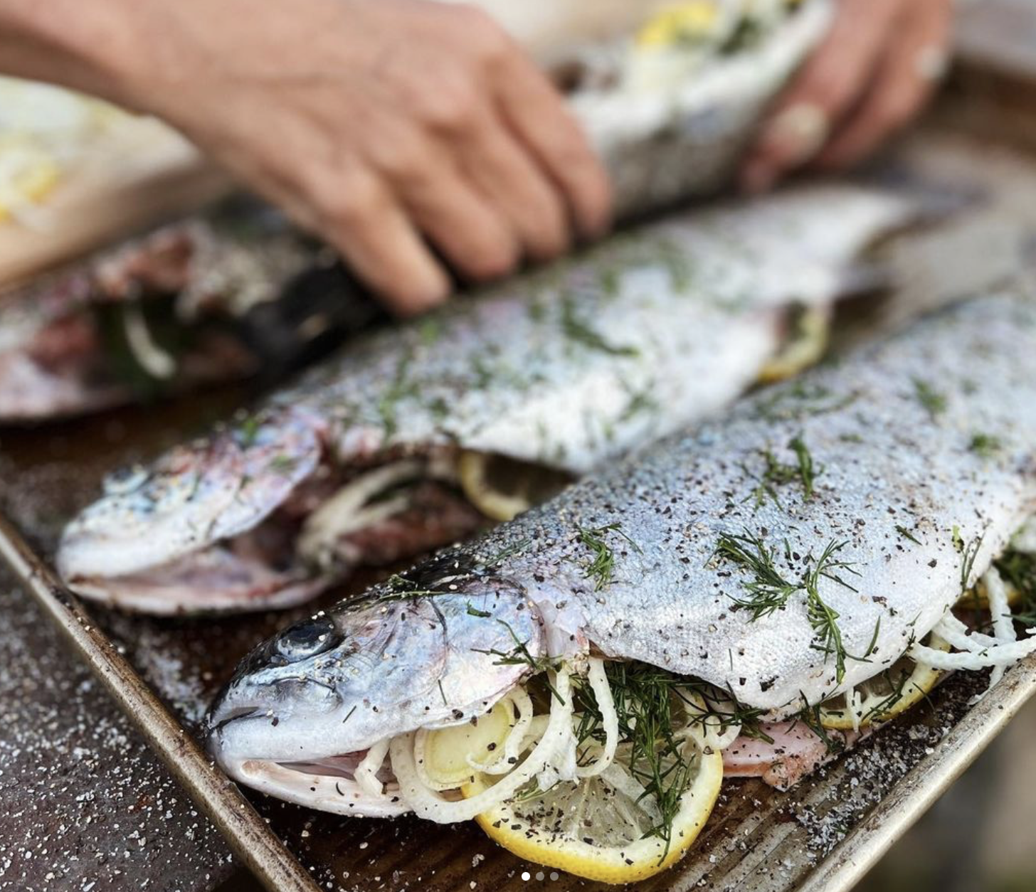 Rainbow Trout Smoke in Chimneys — Crossings - Main Image