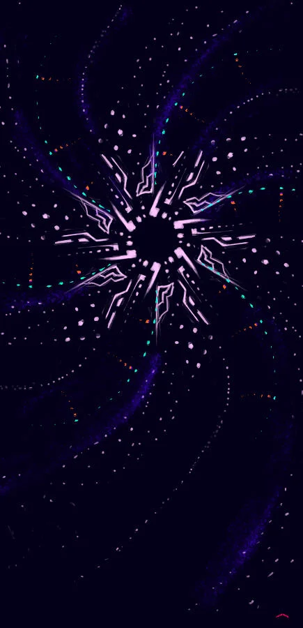 Sacred Blacklight, part eight, brighter version