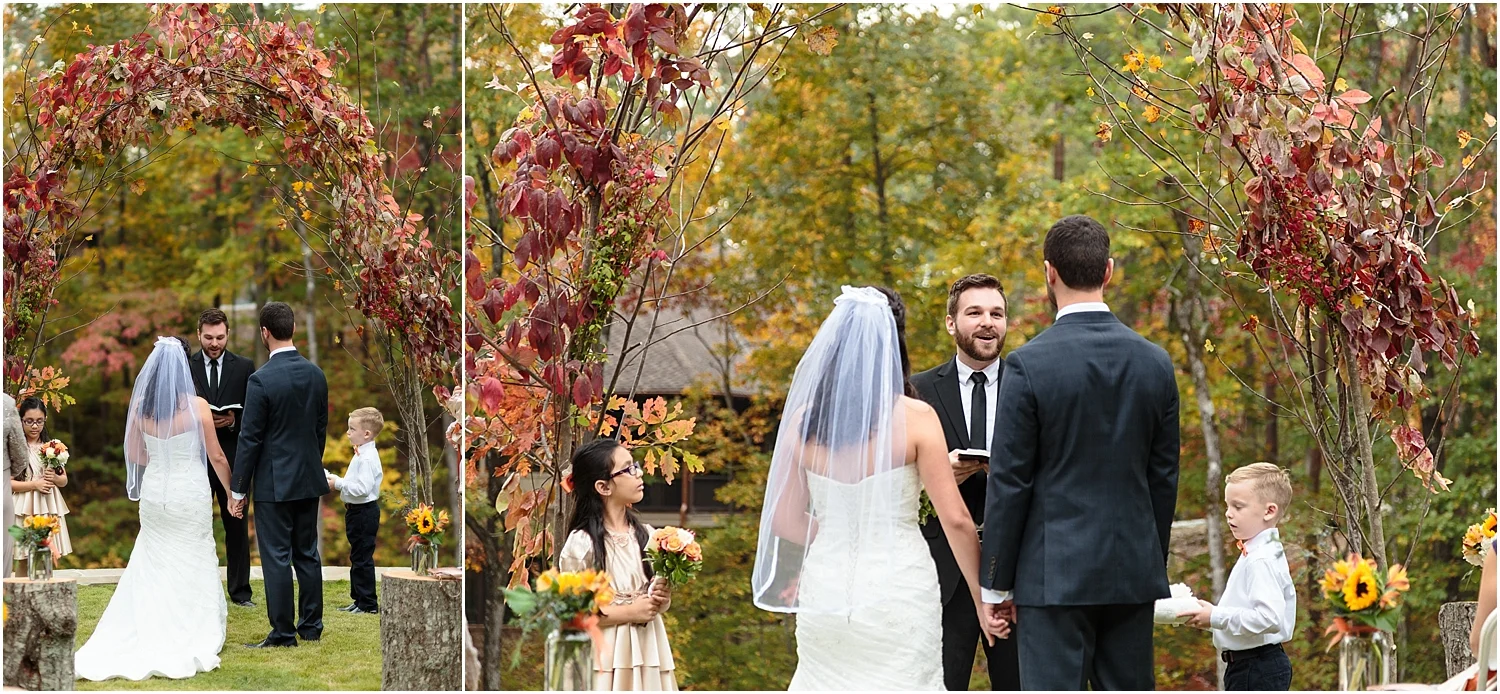 Ceremony,ashley amber photo,folder,intimate wedding,lake keowee,lake wedding,lakefront wedding,rustic wedding,seneca,
