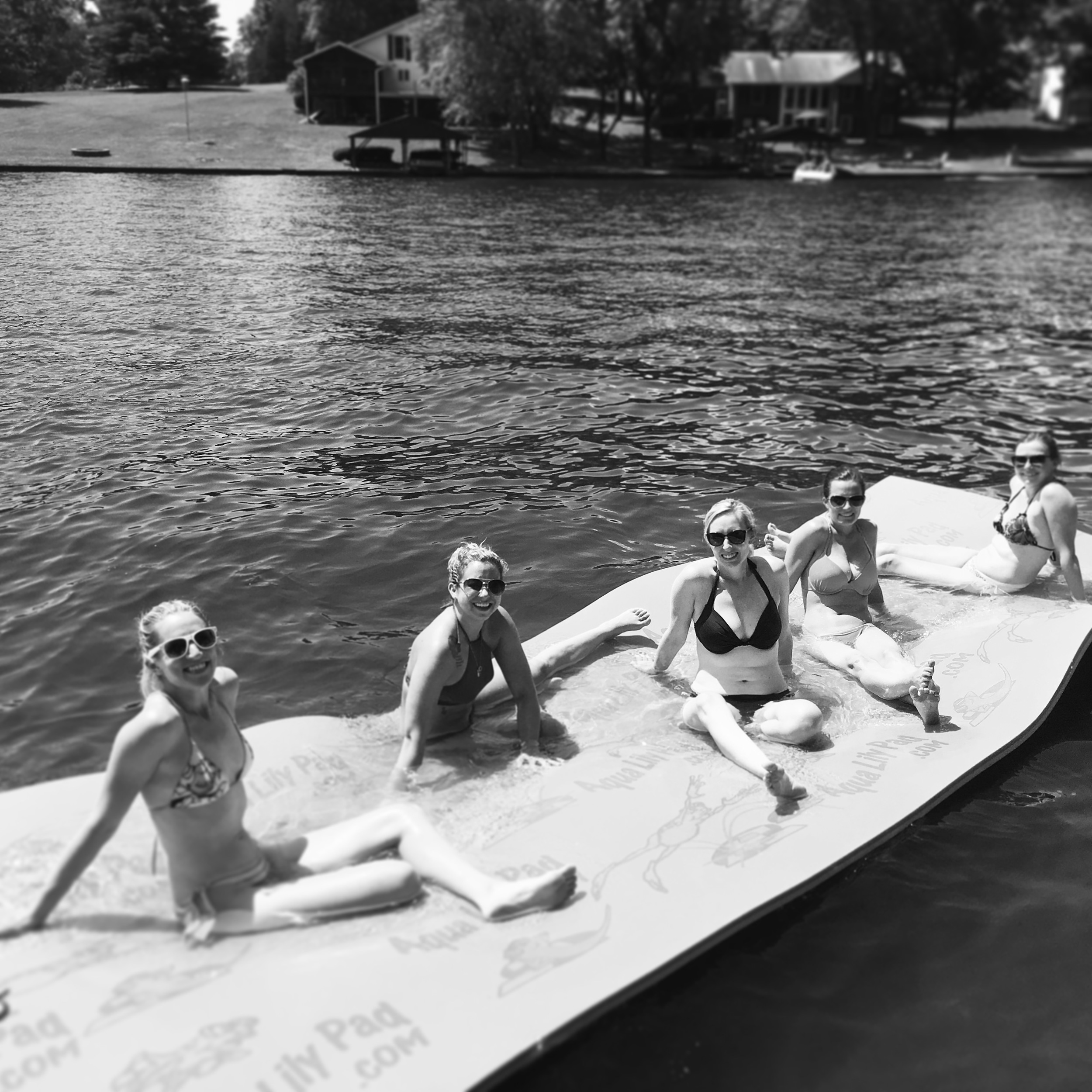 Nothing better than being at the lake with friends. 