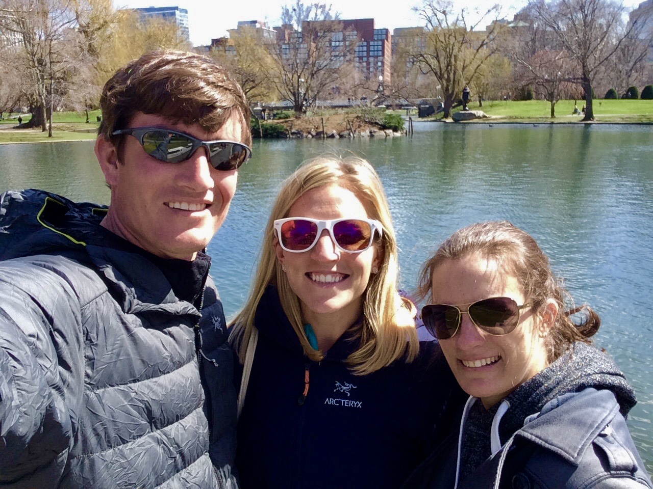 The three Boston explorers. 