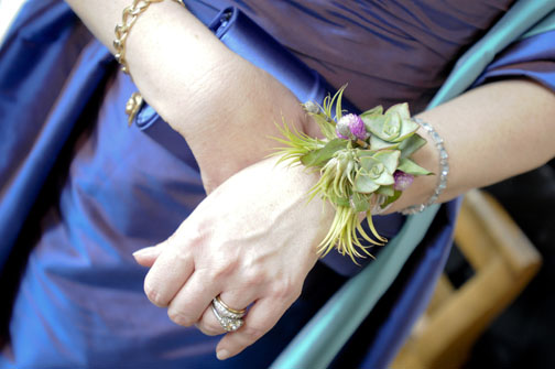 succulent corsage photo: Jennifer Lindberg