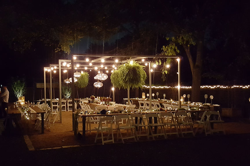  Articulture at night. Wedding venue in Austin, TX 