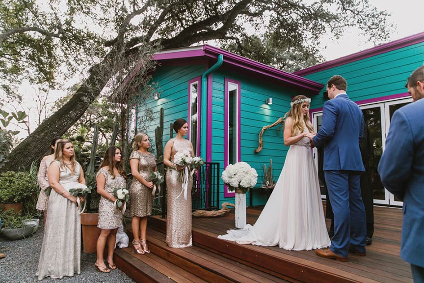  1 of 2 wedding ceremony decks at Articulture Designs in Austin, TX &nbsp;| &nbsp;photo by:  Briana Purser Photography  
