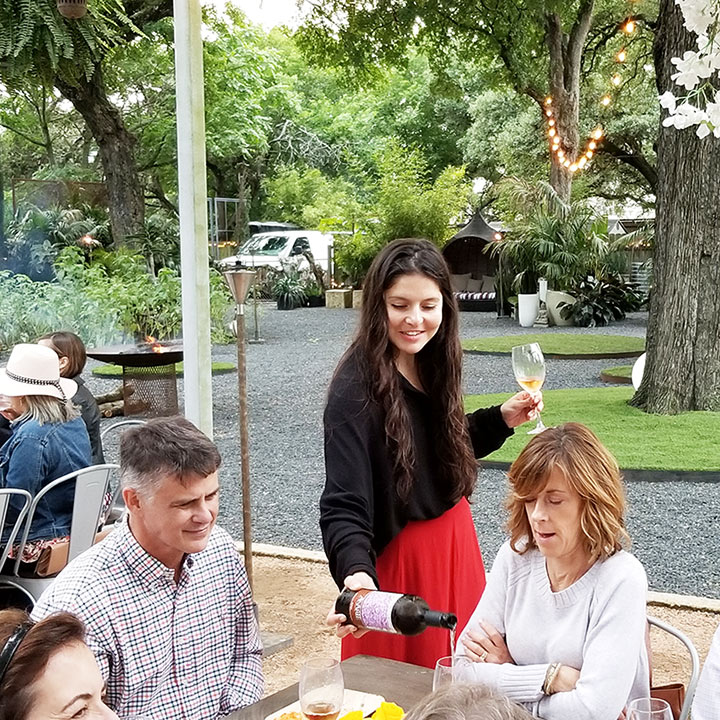 Champagne Tasting in the Garden