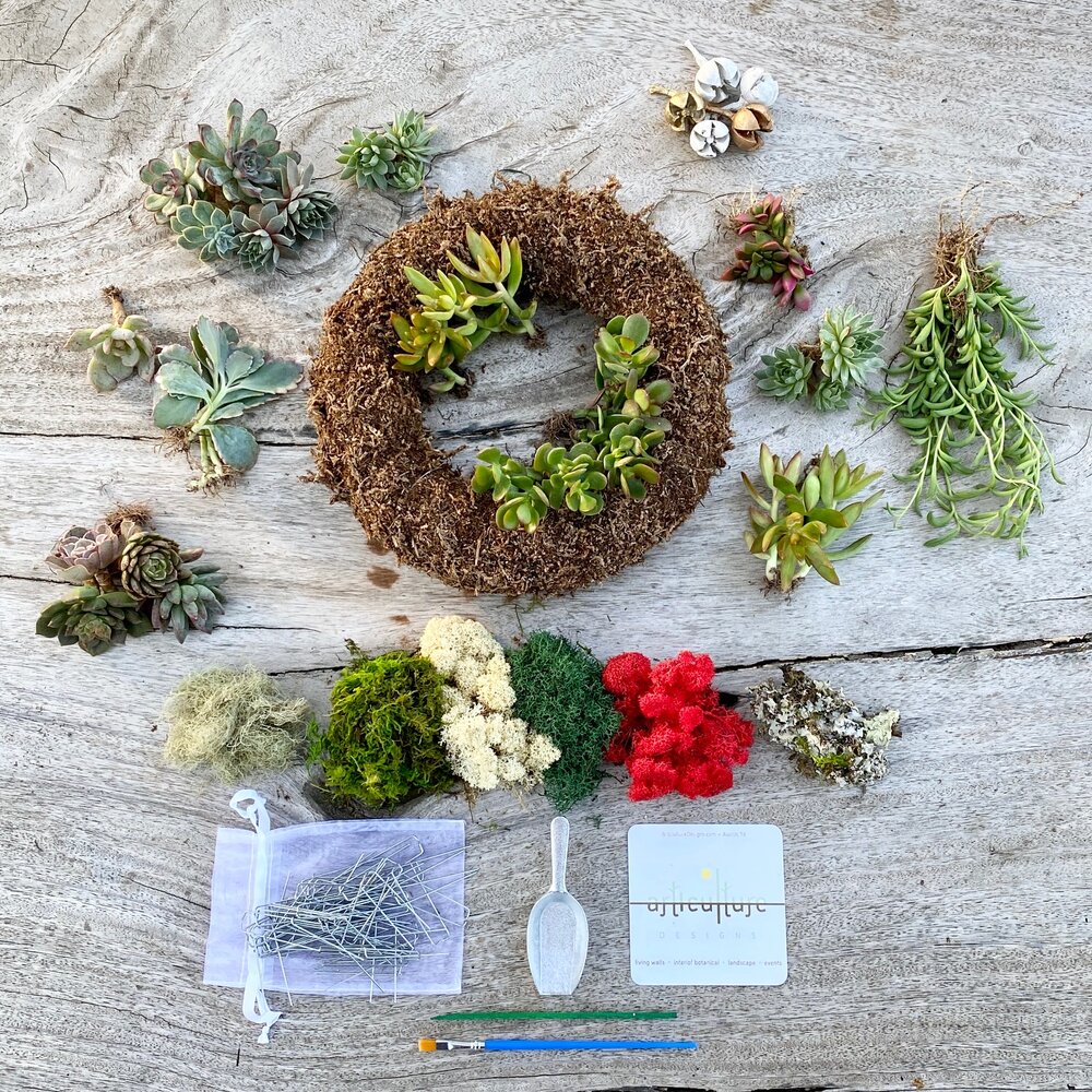 DIY Kit & Video Tutorial - Make a Succulent Wreath — Articulture