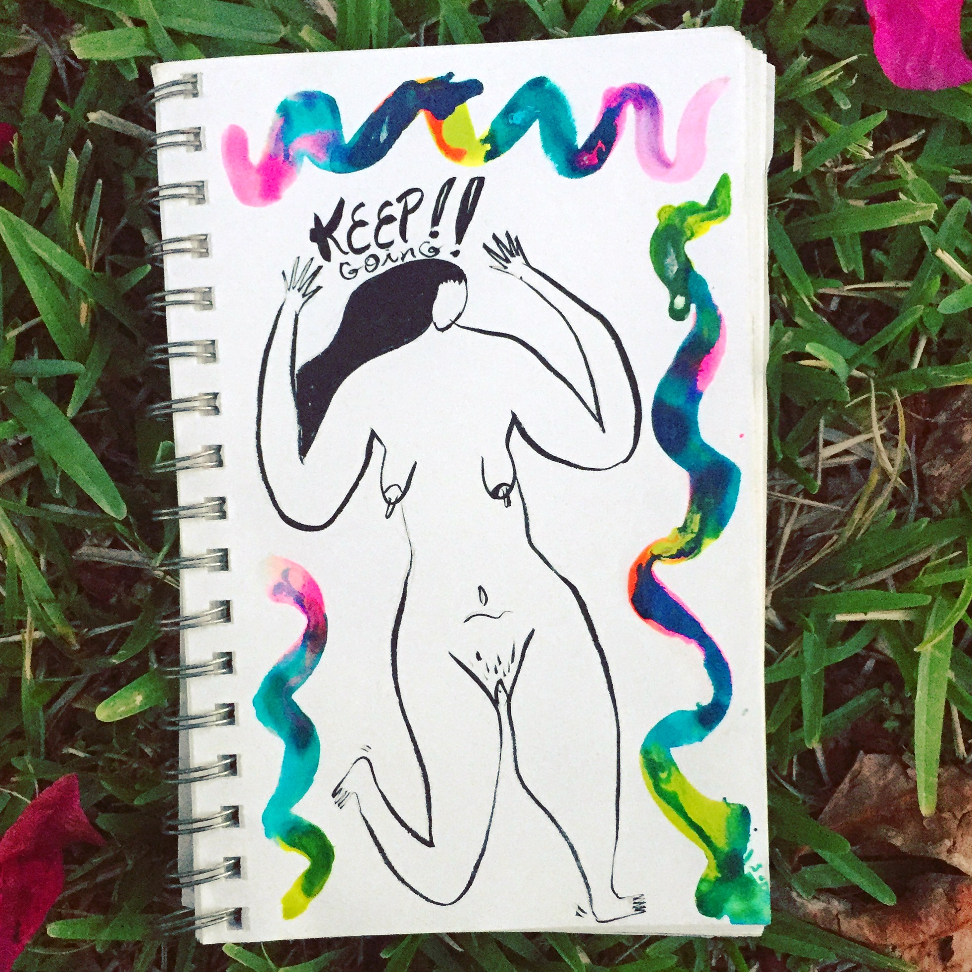 Original art by Sarah