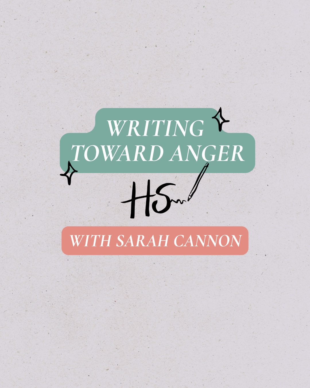 Writing Toward Anger
