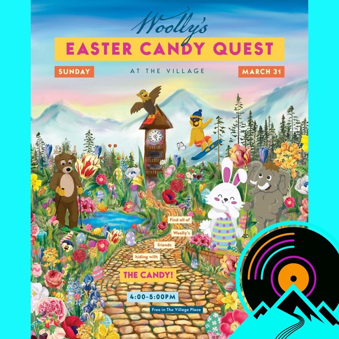 Happy Easter Sunday!
&ldquo;Candy Quest&rdquo; The Village at Mammoth.🎶
Wolly, The Easter Bunny and Candy! 🦣🐇🍭🍬 @thevillagemammoth