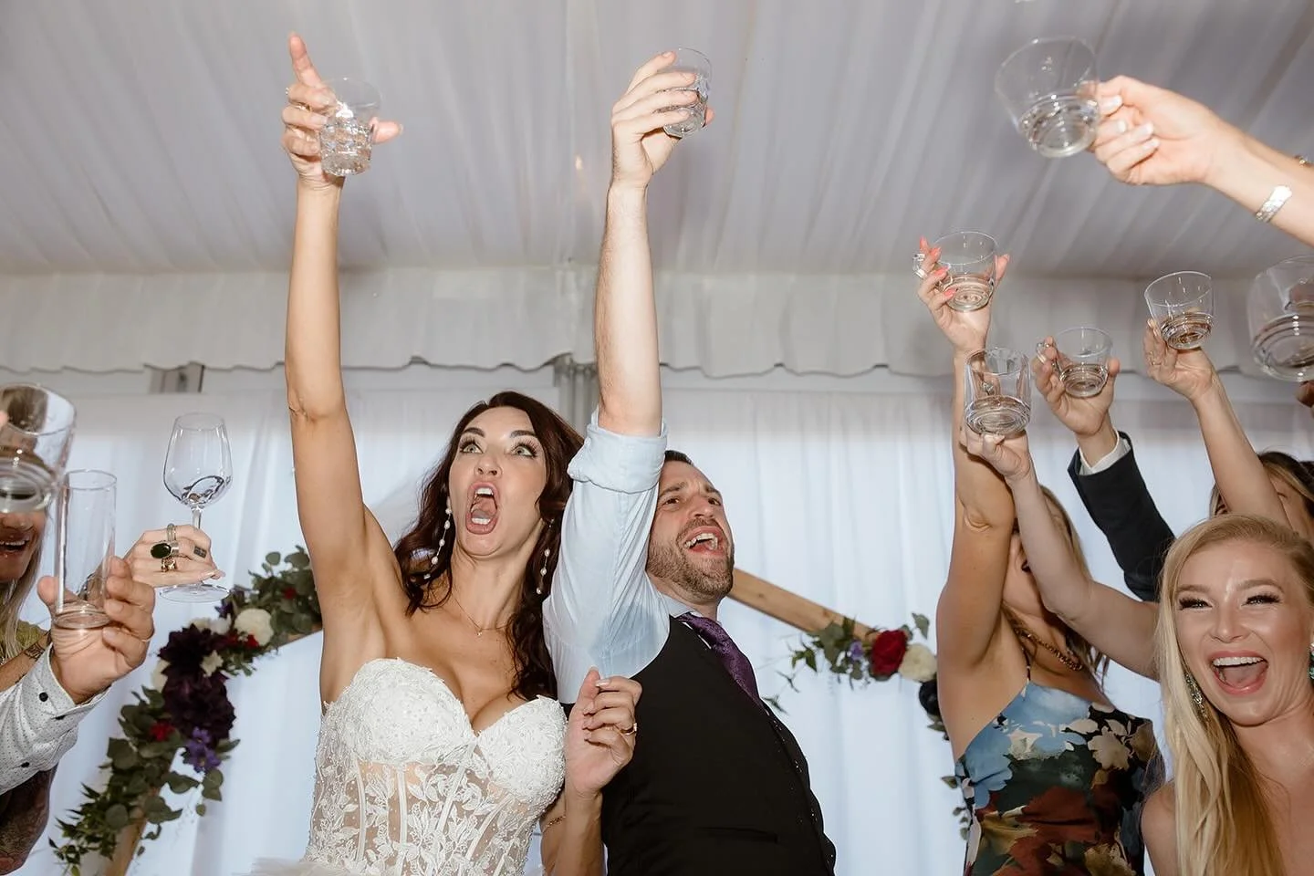 Daniel And Toni&rsquo;s wedding day.  @convictlakeweddings.  This moment was not planned.  This was not on the timeline. This was not on my Music Mapping.  This was a group shot 🥃at the head table.  Tequila.  When I saw this going down, guess what t