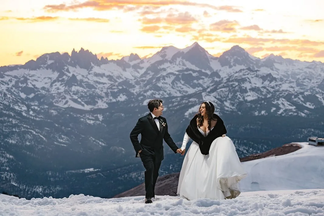 Derek &amp; Samar.  Forever. 📸 @brentcicogna @mammoth_wedding #mammothweddingdj